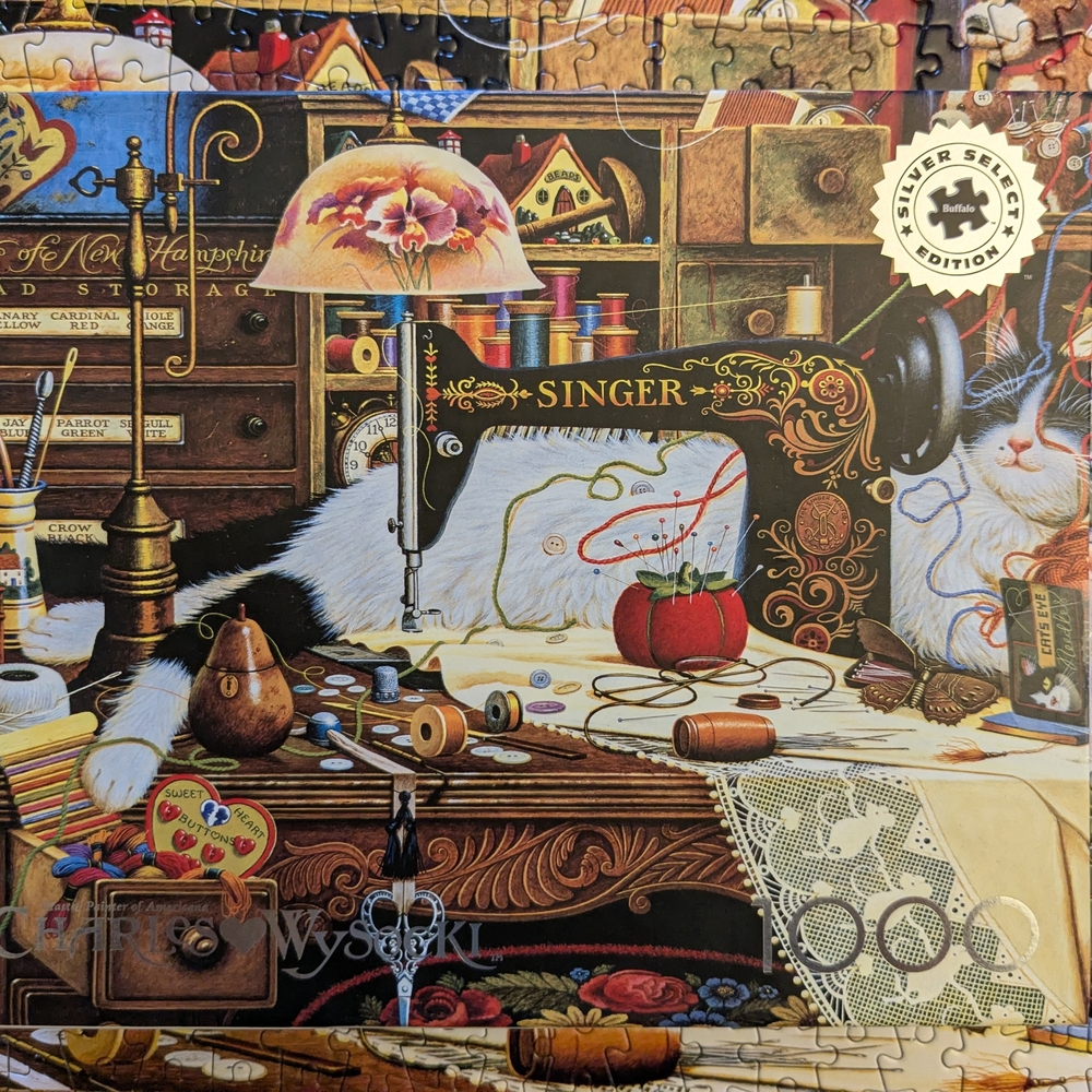 Buffalo 1000 Piece Singer Sewing Machine Puzzle